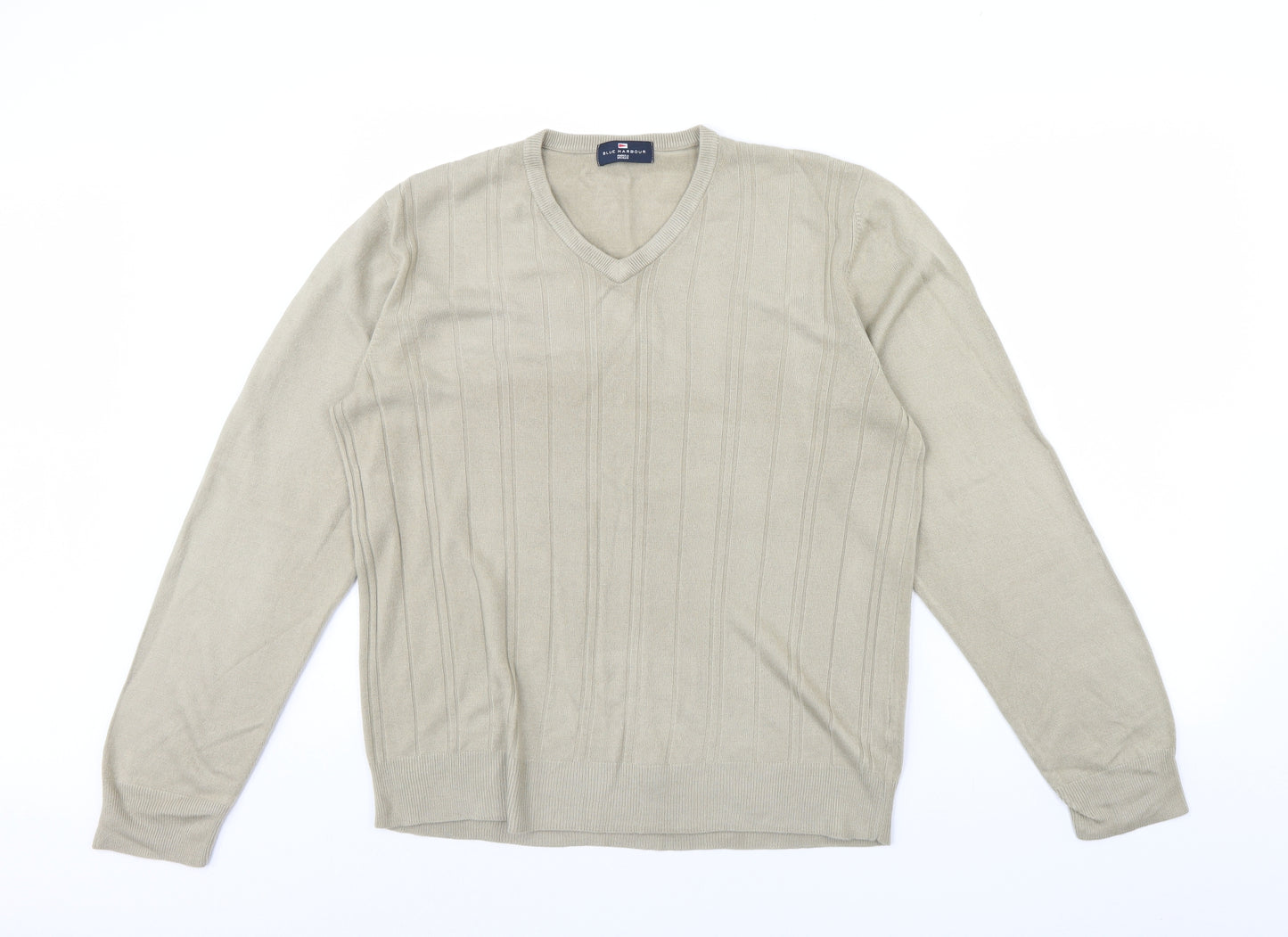 m&s Mens Green   Pullover Jumper Size L