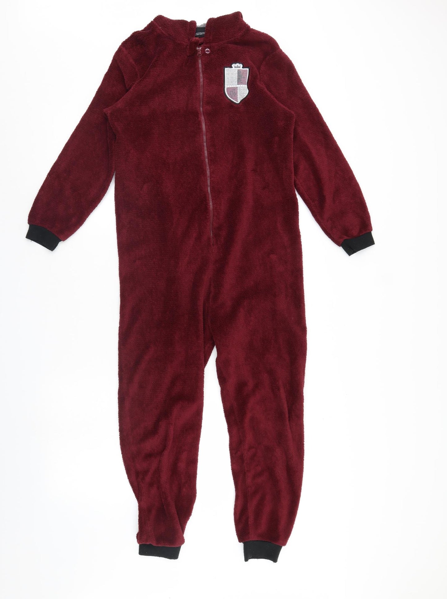 Primark Boys Purple Solid Fleece  One Piece Size 11-12 Years  - Harry potter