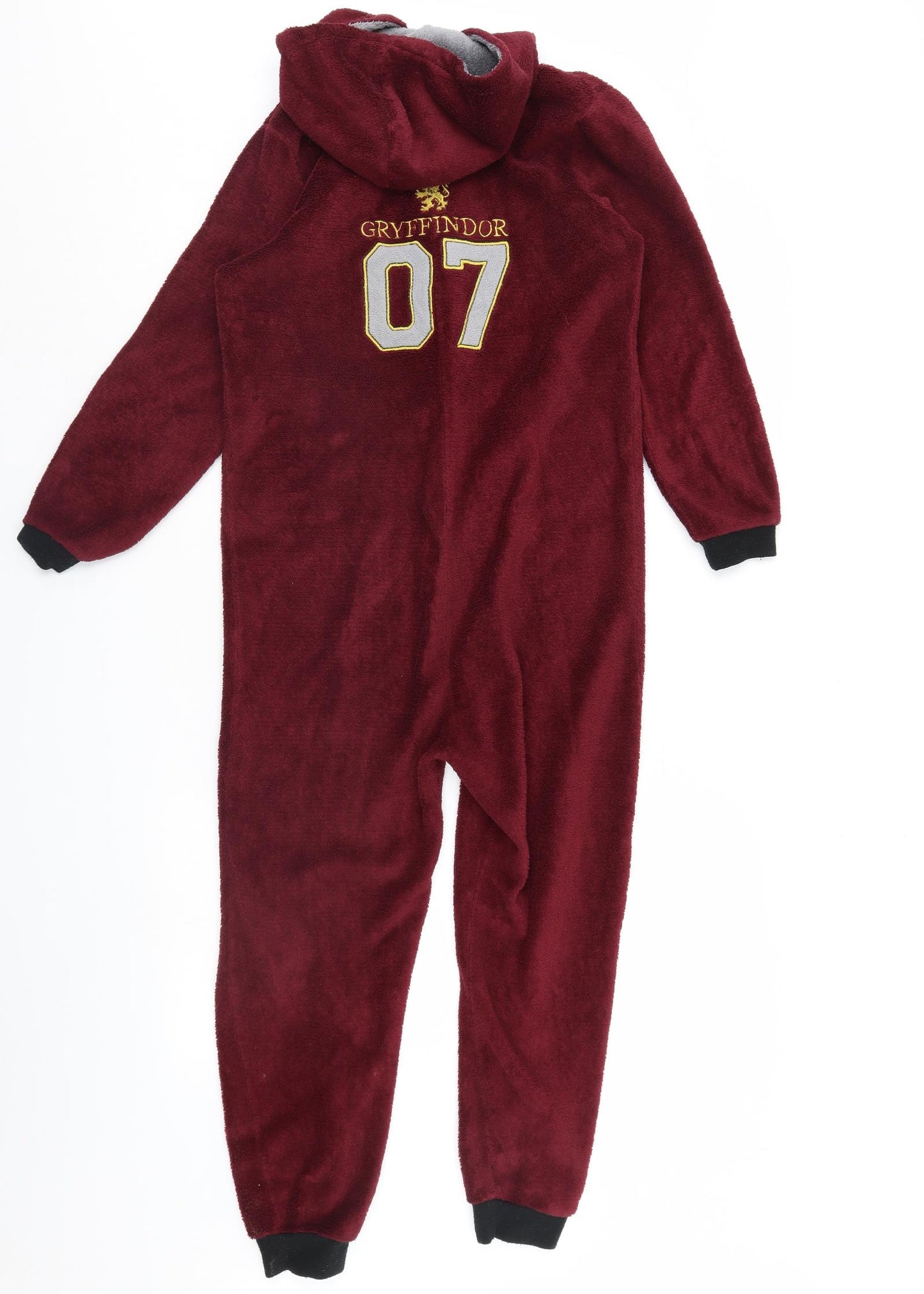 Primark Boys Purple Solid Fleece  One Piece Size 11-12 Years  - Harry potter