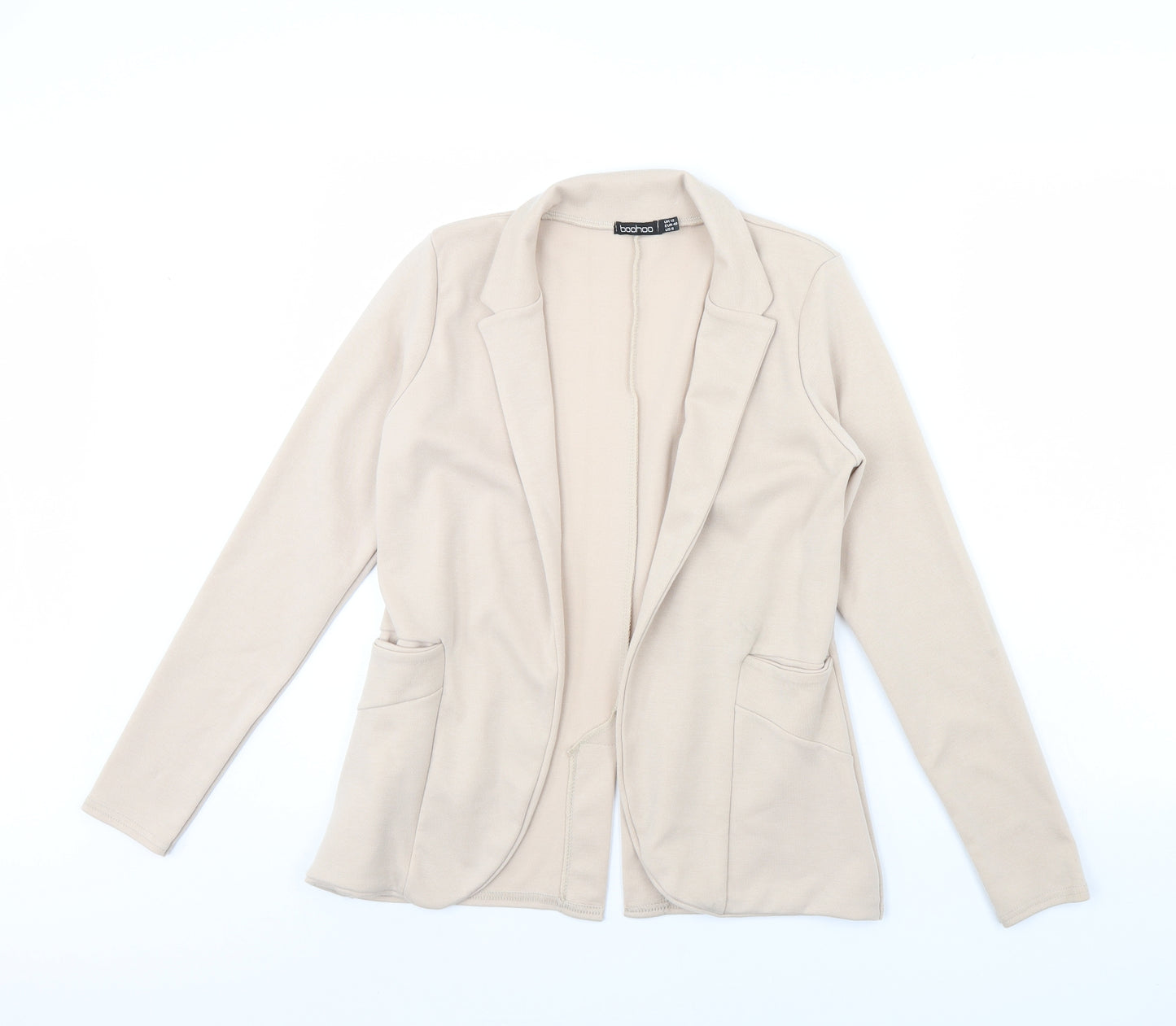 Boohoo Womens Beige   Jacket  Size 12
