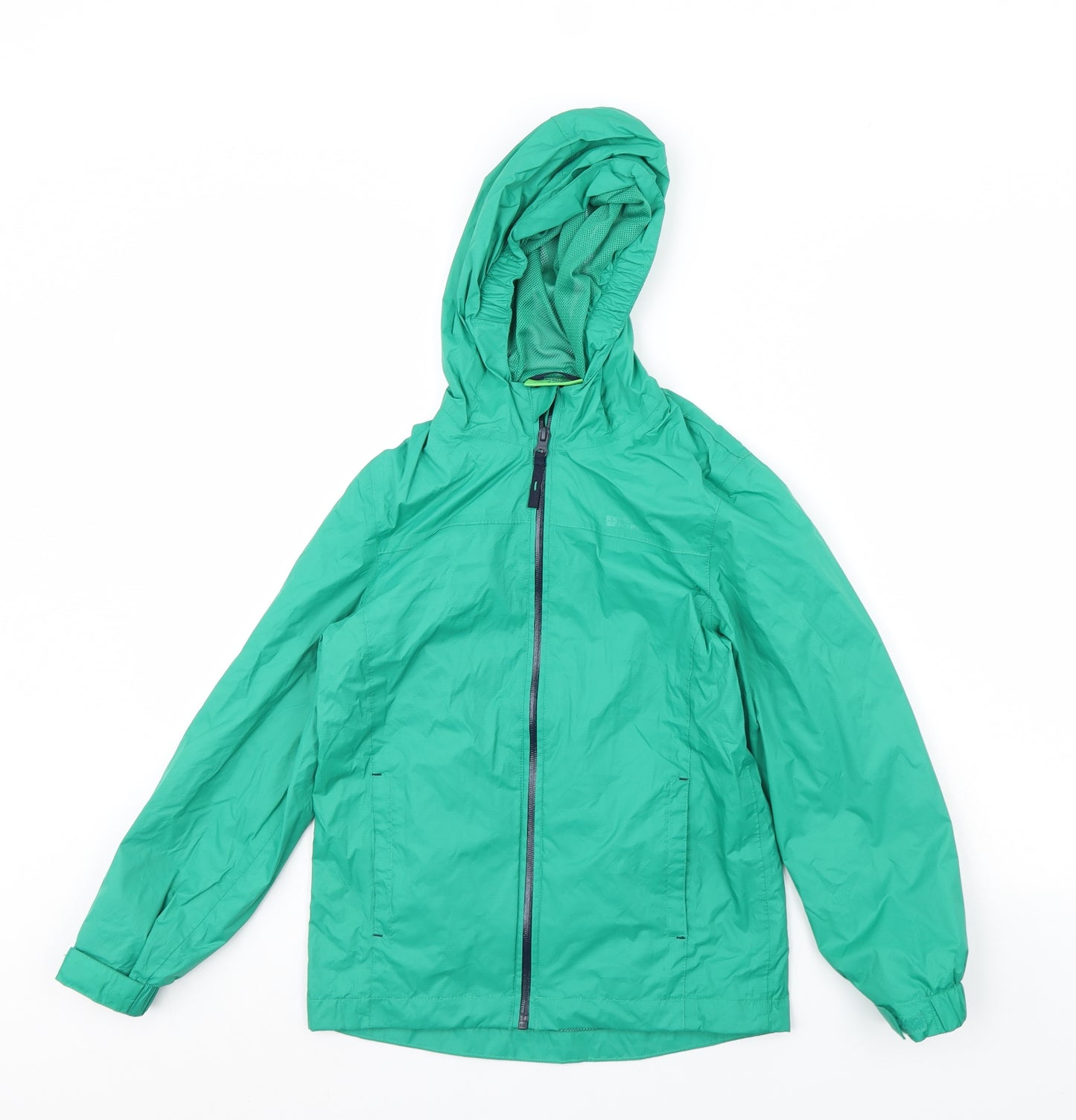 Mountain Warehouse Boys Green   Rain Coat Coat Size 9 Years