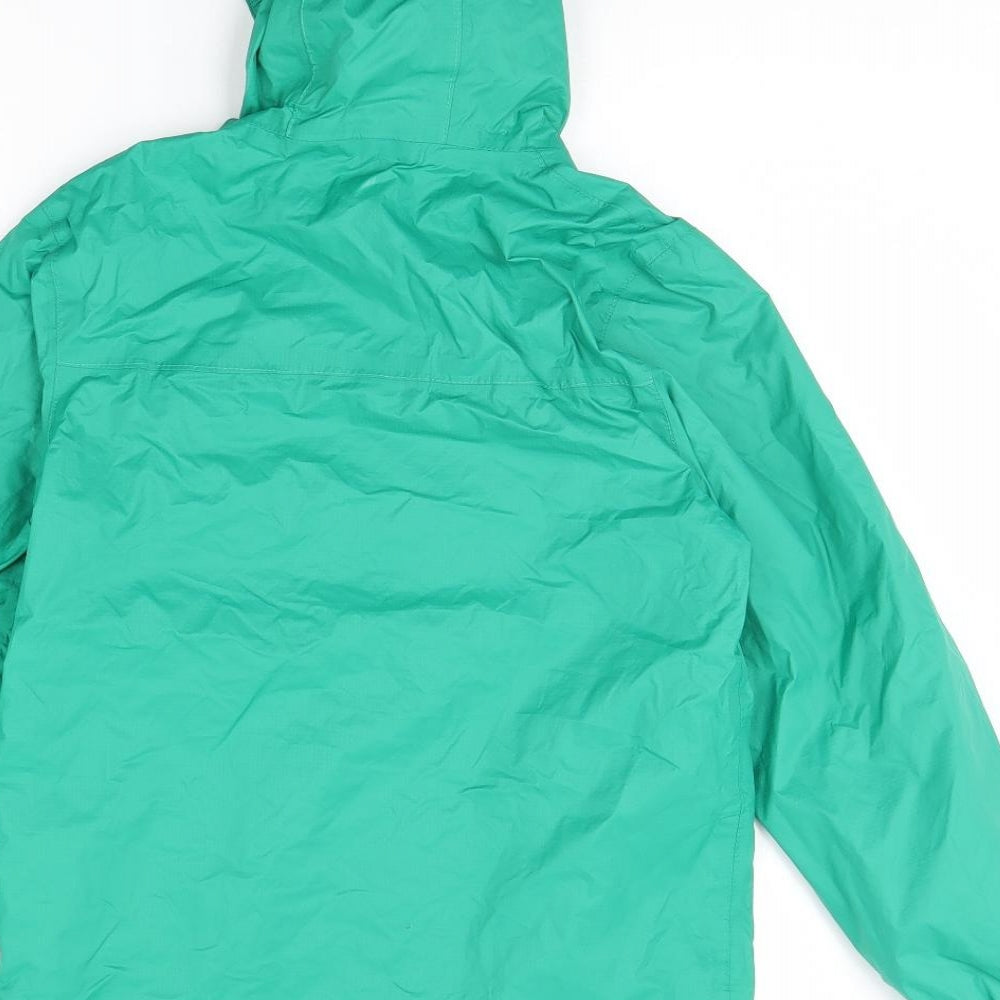 Mountain Warehouse Boys Green   Rain Coat Coat Size 9 Years