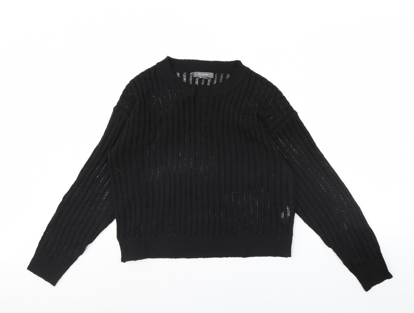 Primark Womens Black   Pullover Jumper Size L