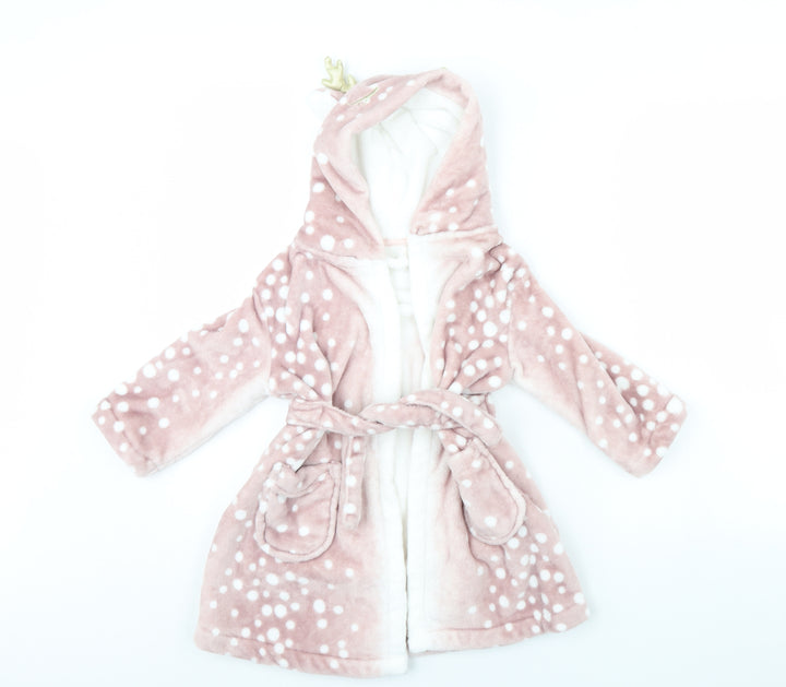 George Girls Pink Solid Cami Robe Size 2 Years