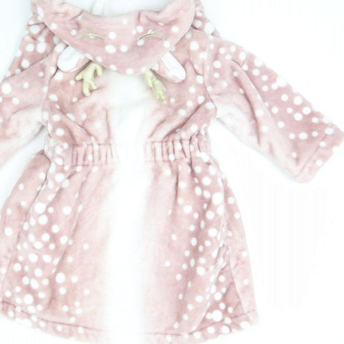 George Girls Pink Solid  Cami Robe Size 2 Years
