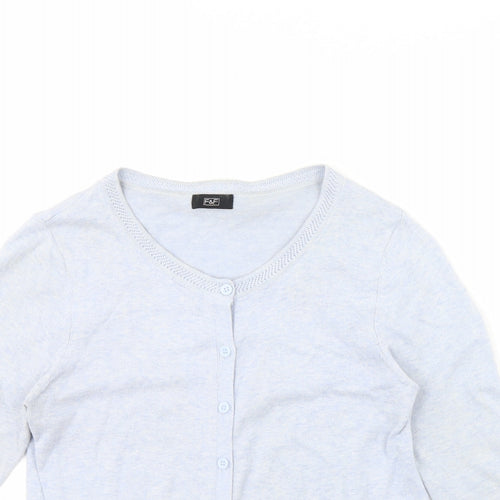 F&F Womens Blue   Cardigan Jumper Size 10