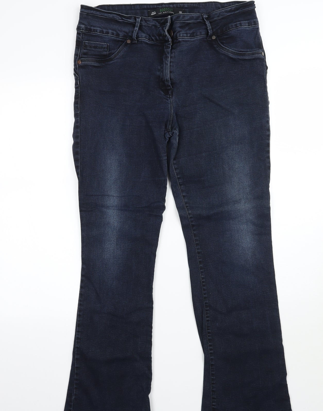 NEXT Womens Blue   Bootcut Jeans Size 18 L29 in