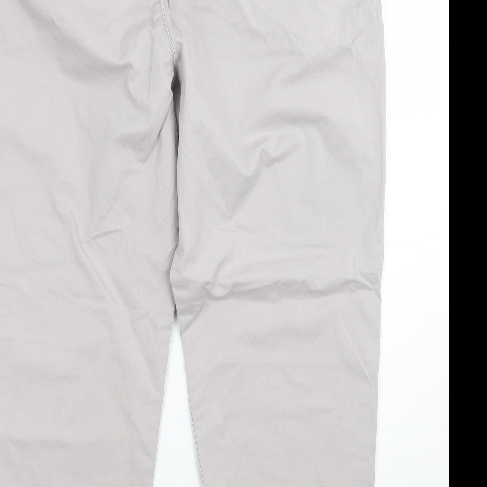 TU Womens Grey   Chino Trousers Size 20 L28 in