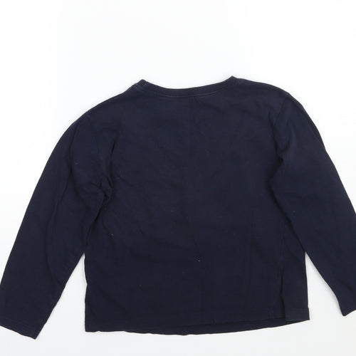 Preworn Boys Blue   Basic T-Shirt Size 7-8 Years