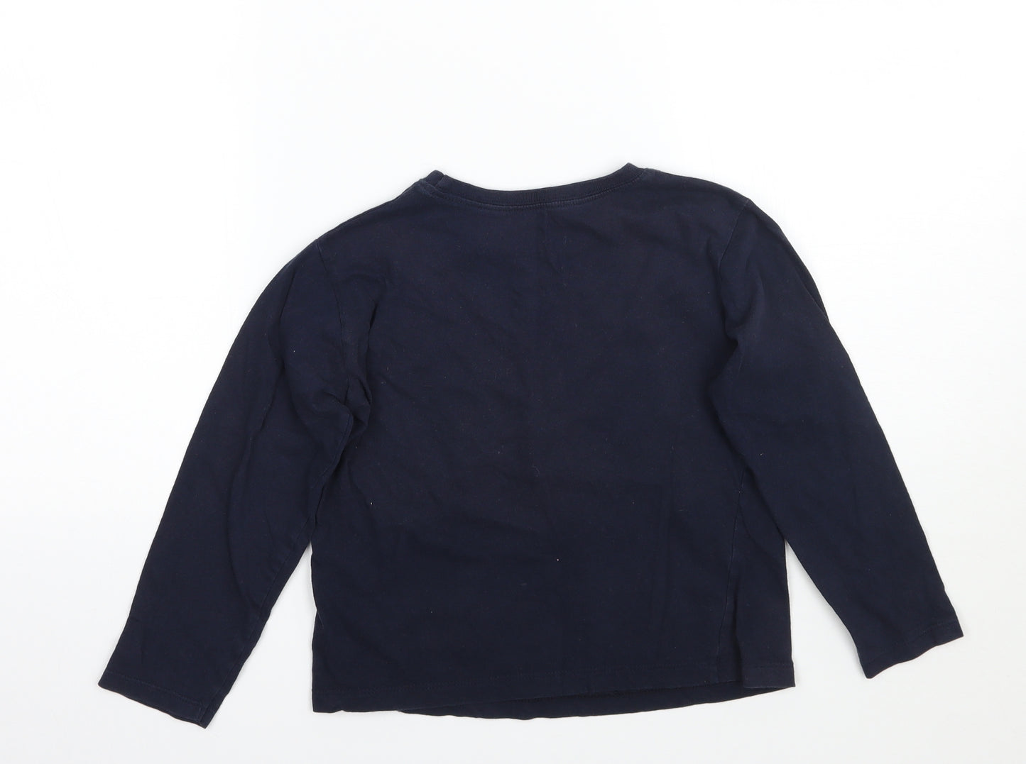 Preworn Boys Blue   Basic T-Shirt Size 7-8 Years