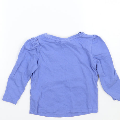 TU Girls Purple   Basic T-Shirt Size 2 Years