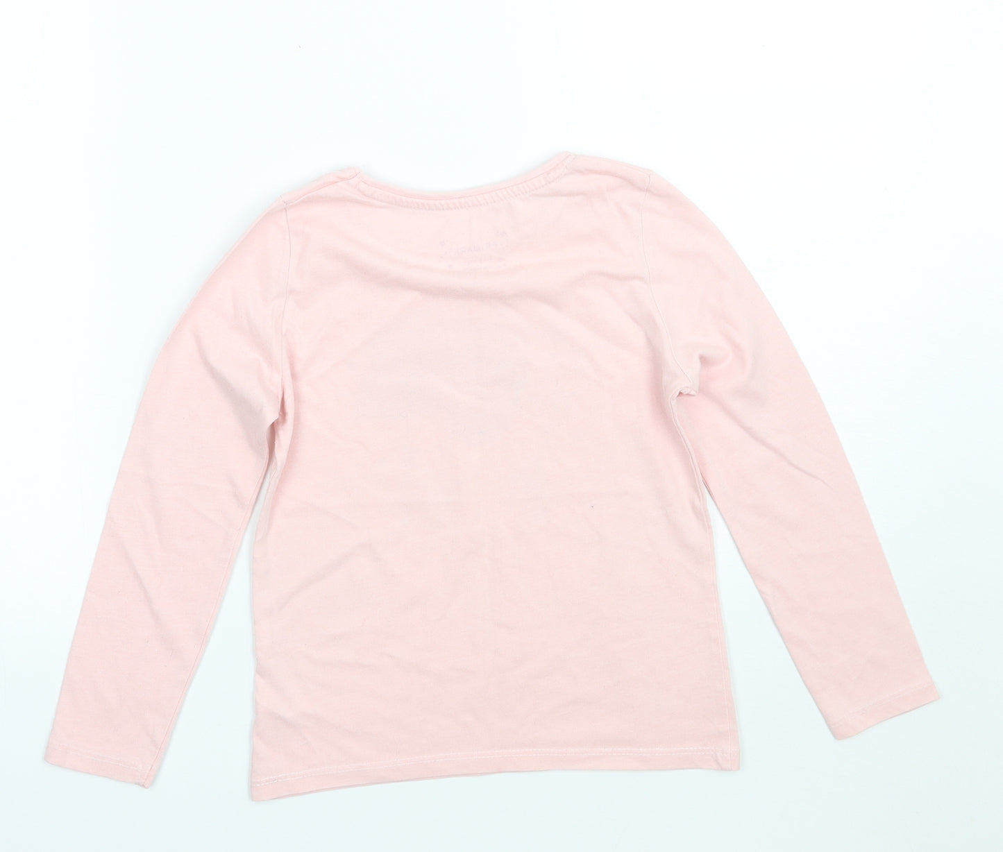 Primark Girls Pink   Basic T-Shirt Size 7-8 Years