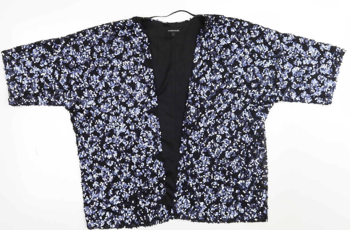 Warehouse Womens Black   Cardigan Jumper Size L