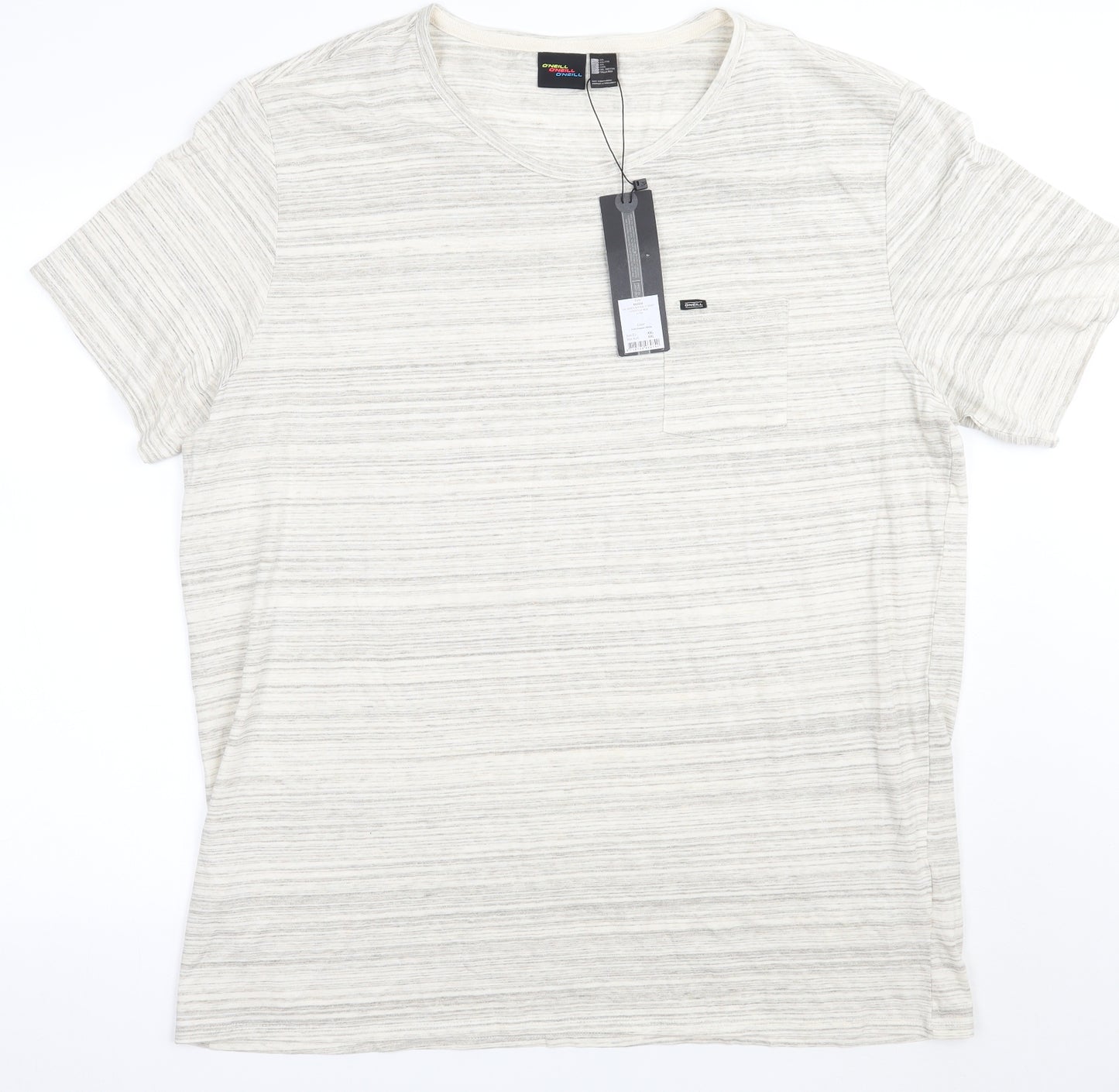 O neill Mens Beige    T-Shirt Size 2XL