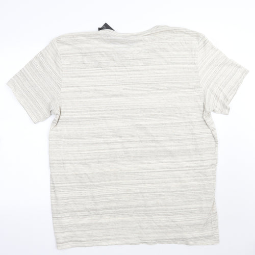 O neill Mens Beige    T-Shirt Size 2XL