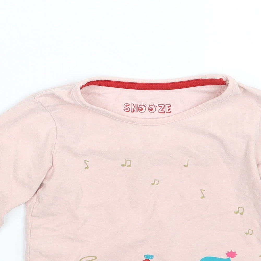 Marks and Spencer Girls Pink   Basic T-Shirt Size 2-3 Years