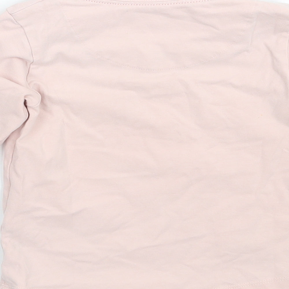 Marks and Spencer Girls Pink   Basic T-Shirt Size 2-3 Years