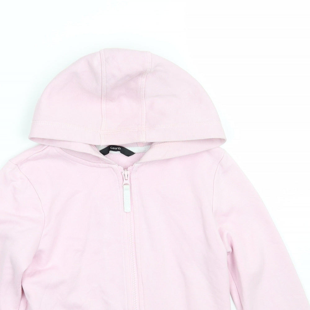 George Girls Pink   Jacket Coat Size 8-9 Years
