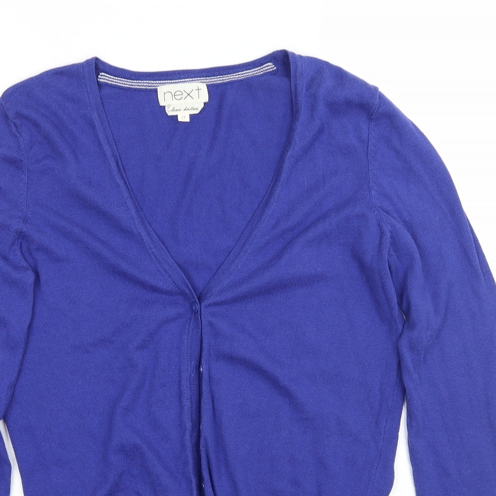 NEXT Womens Purple   Cardigan Jumper Size 12