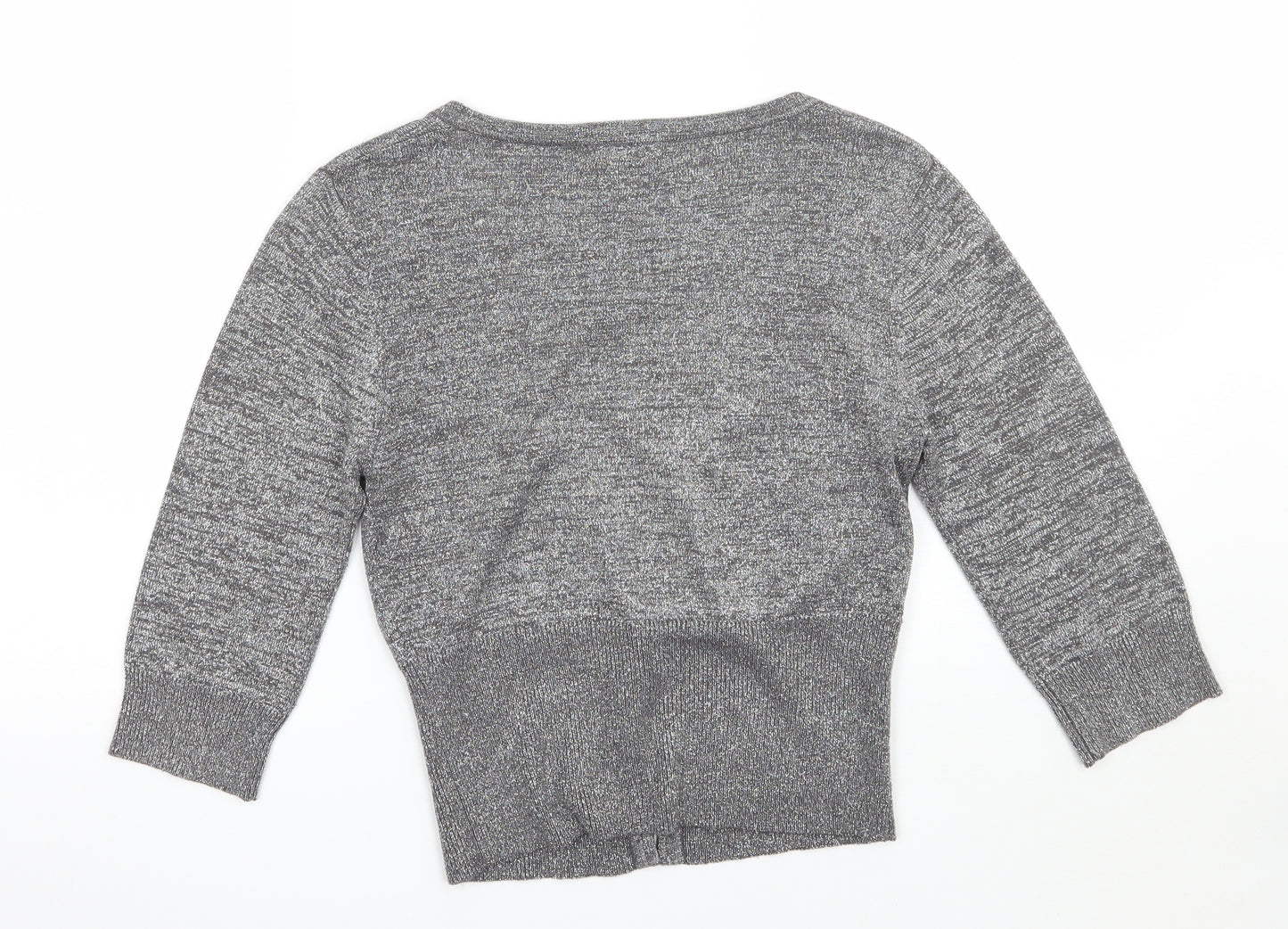 MK Womens Grey   Cardigan Jumper Size 8