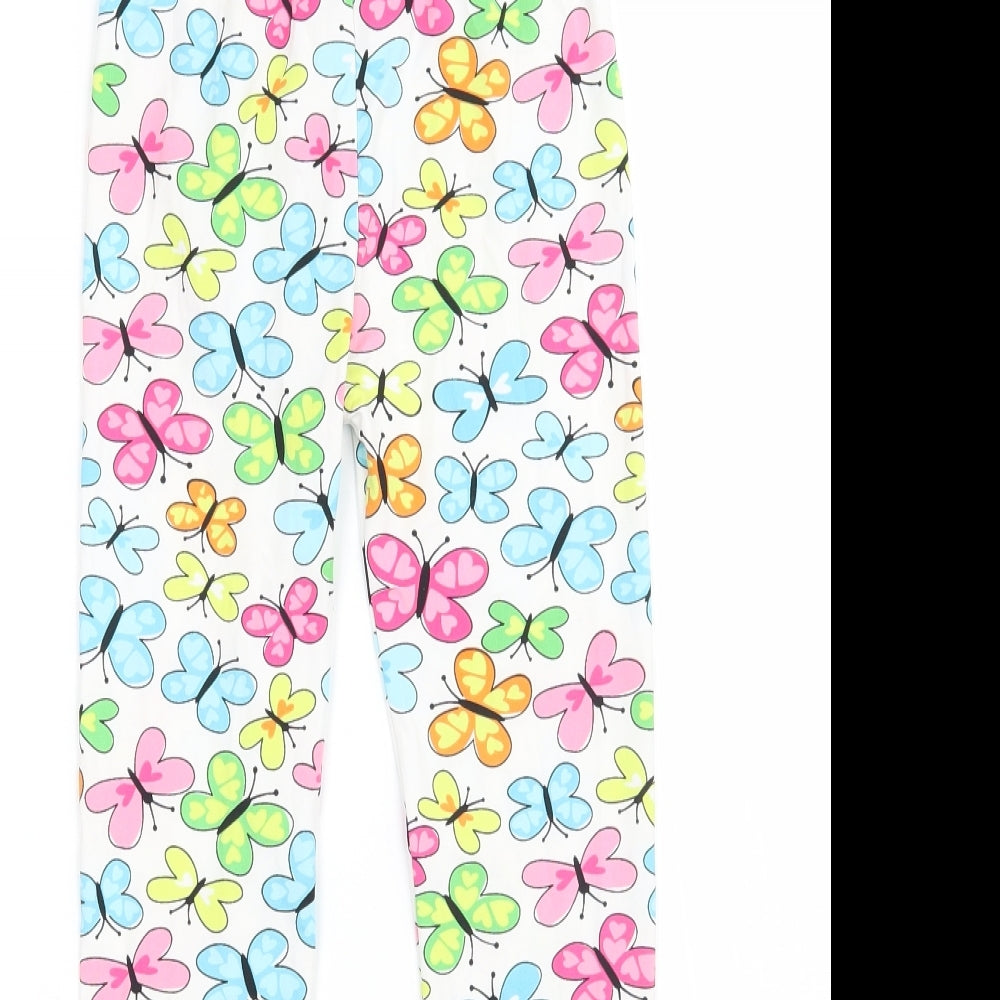 Sheecute Girls White   Jegging Trousers Size 7-8 Years