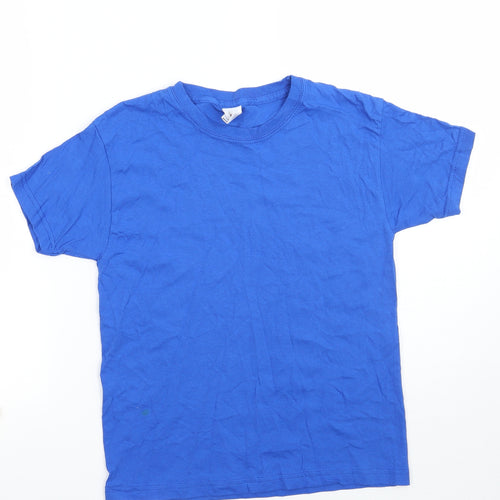 Fruit of the Loom Boys Blue   Basic T-Shirt Size 7-8 Years