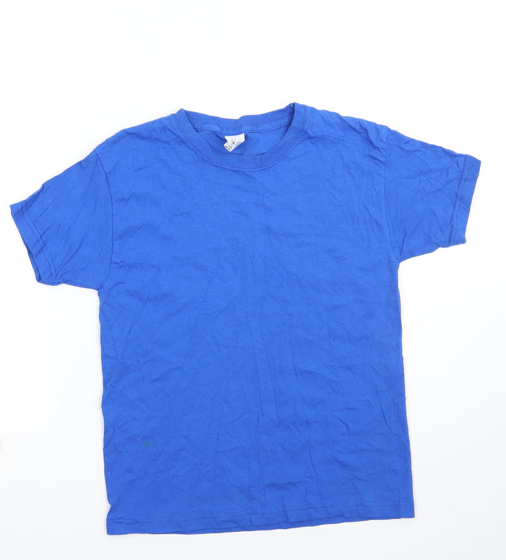 Fruit of the Loom Boys Blue   Basic T-Shirt Size 7-8 Years