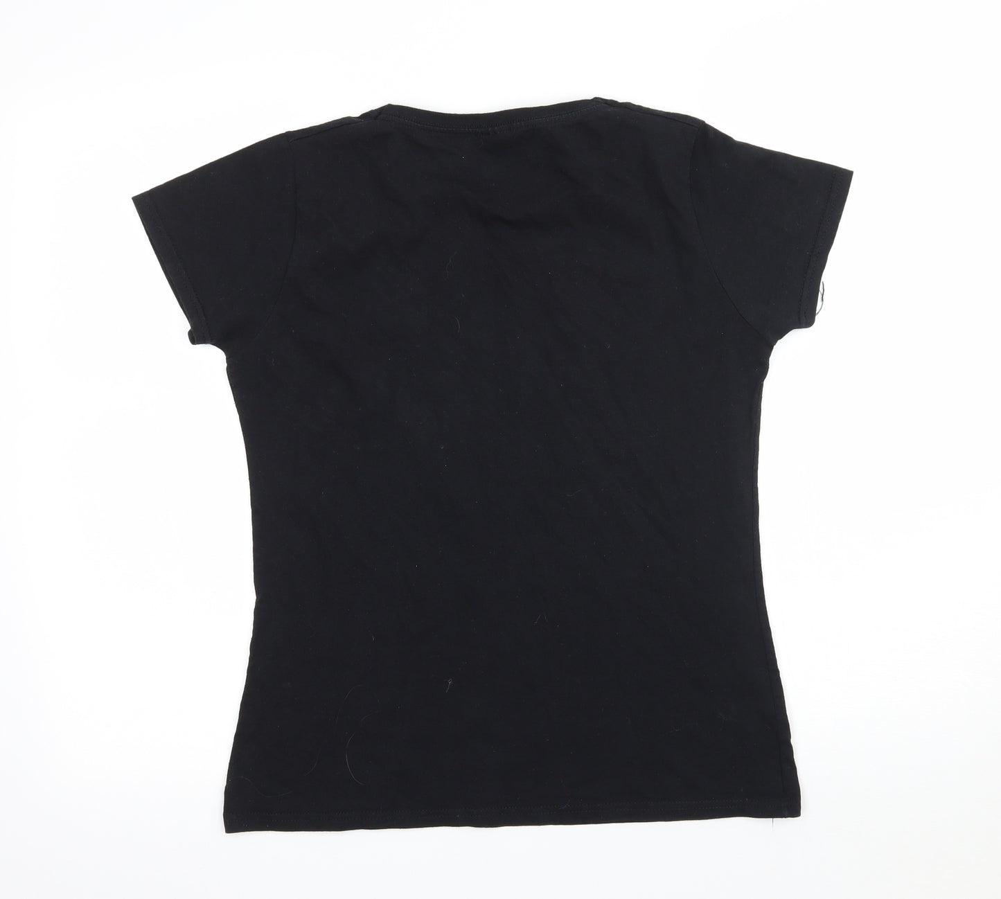 Fruit of the Loom Womens Black   Basic T-Shirt Size M