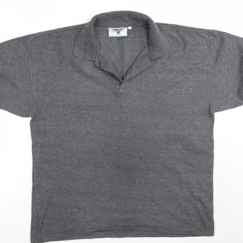 Pierre leon Mens Grey    Polo Size XL