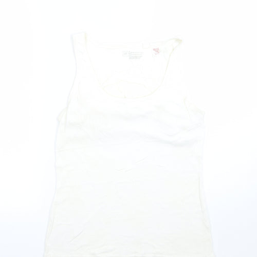Gap Womens Ivory   Basic Tank Size L