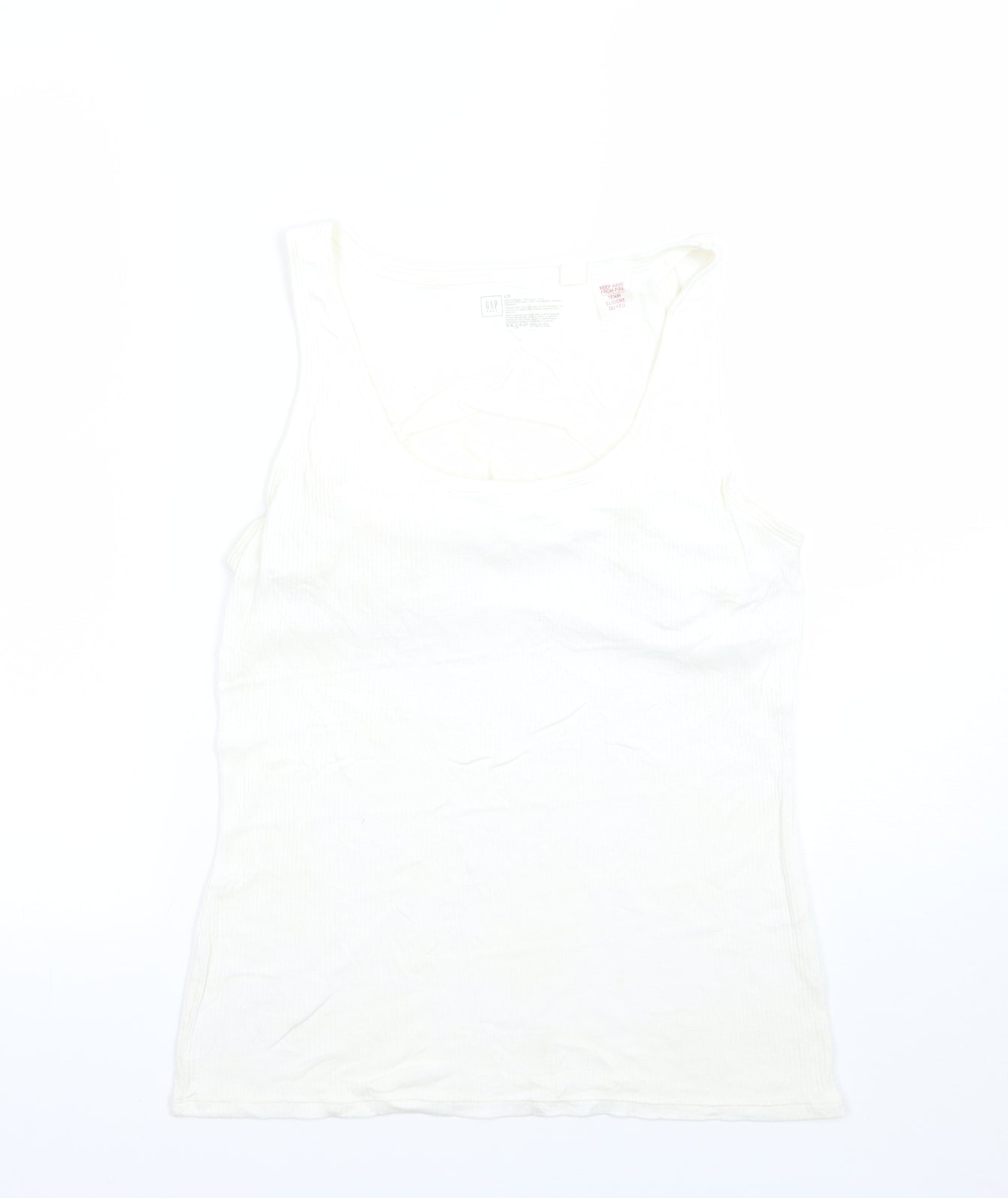 Gap Womens Ivory   Basic Tank Size L