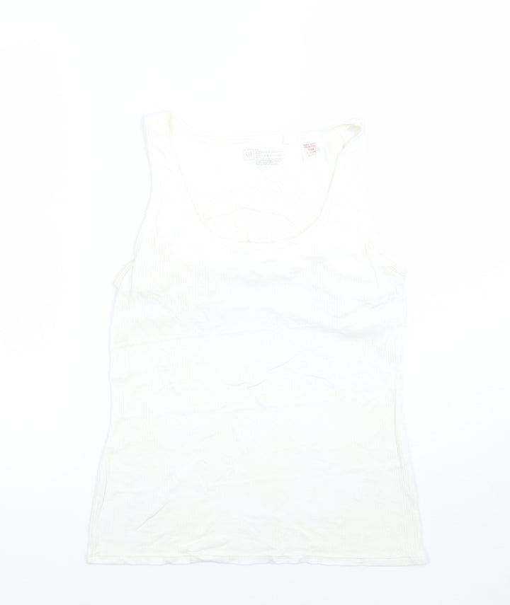 Gap Womens Ivory   Basic Tank Size L