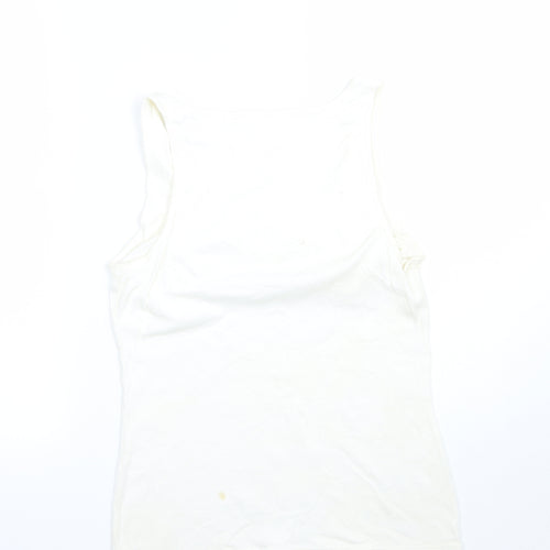 Gap Womens Ivory   Basic Tank Size L