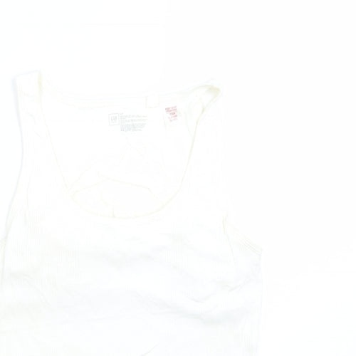 Gap Womens Ivory   Basic Tank Size L