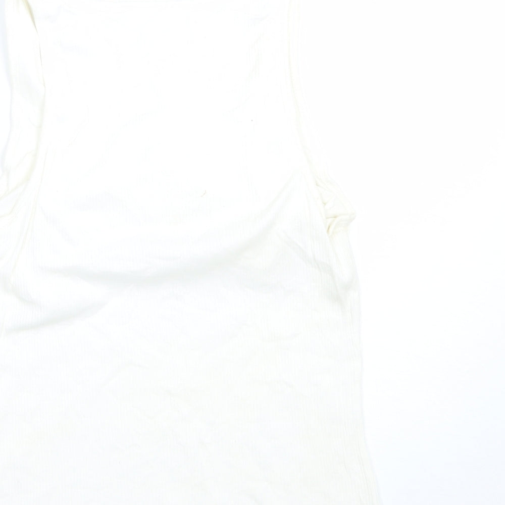 Gap Womens Ivory   Basic Tank Size L