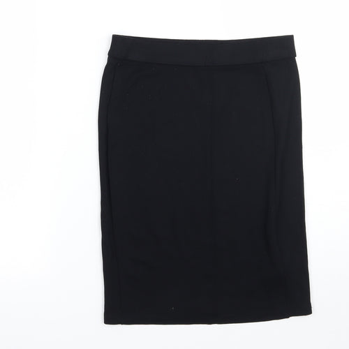 Marks and Spencer Girls Black   A-Line Skirt Size 12 Years