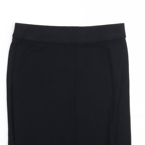 Marks and Spencer Girls Black   A-Line Skirt Size 12 Years