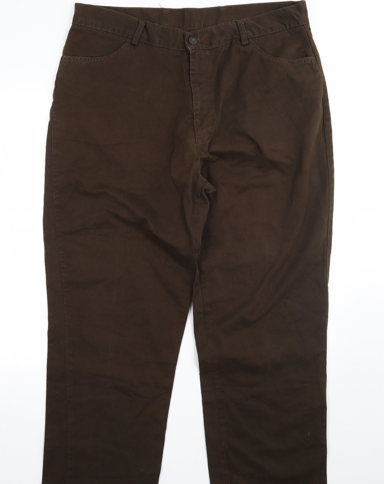 F&F Mens Green   Straight Jeans Size 40 L29 in