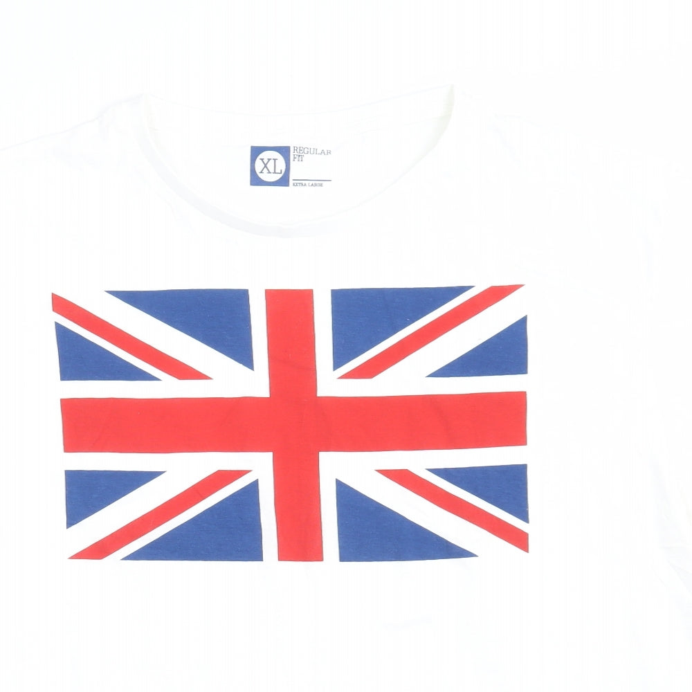 Primark Mens White    T-Shirt Size XL