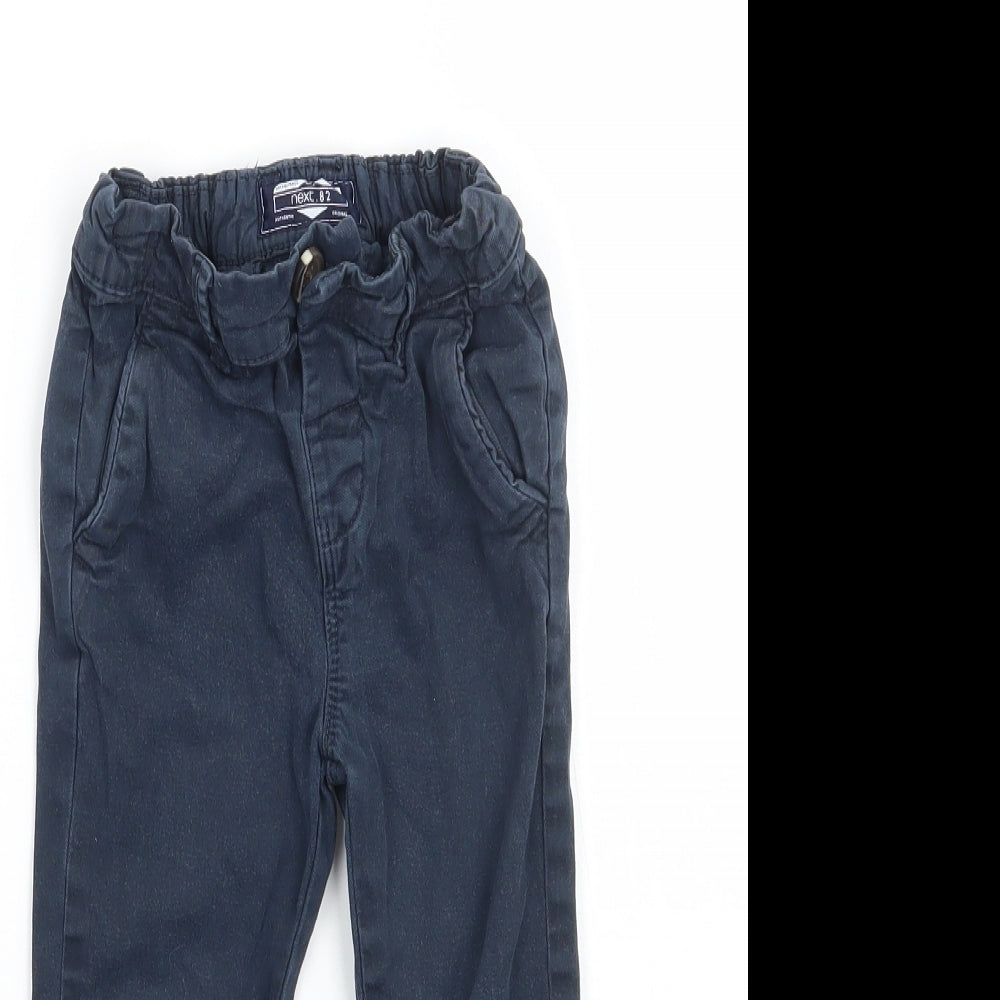 NEXT Boys Blue   Capri Trousers Size 12-18 Months