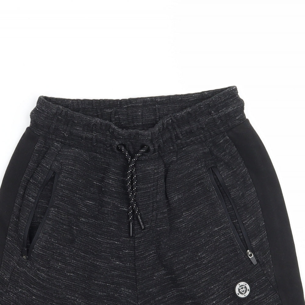 George Boys Black   Sweat Shorts Size 12 Years
