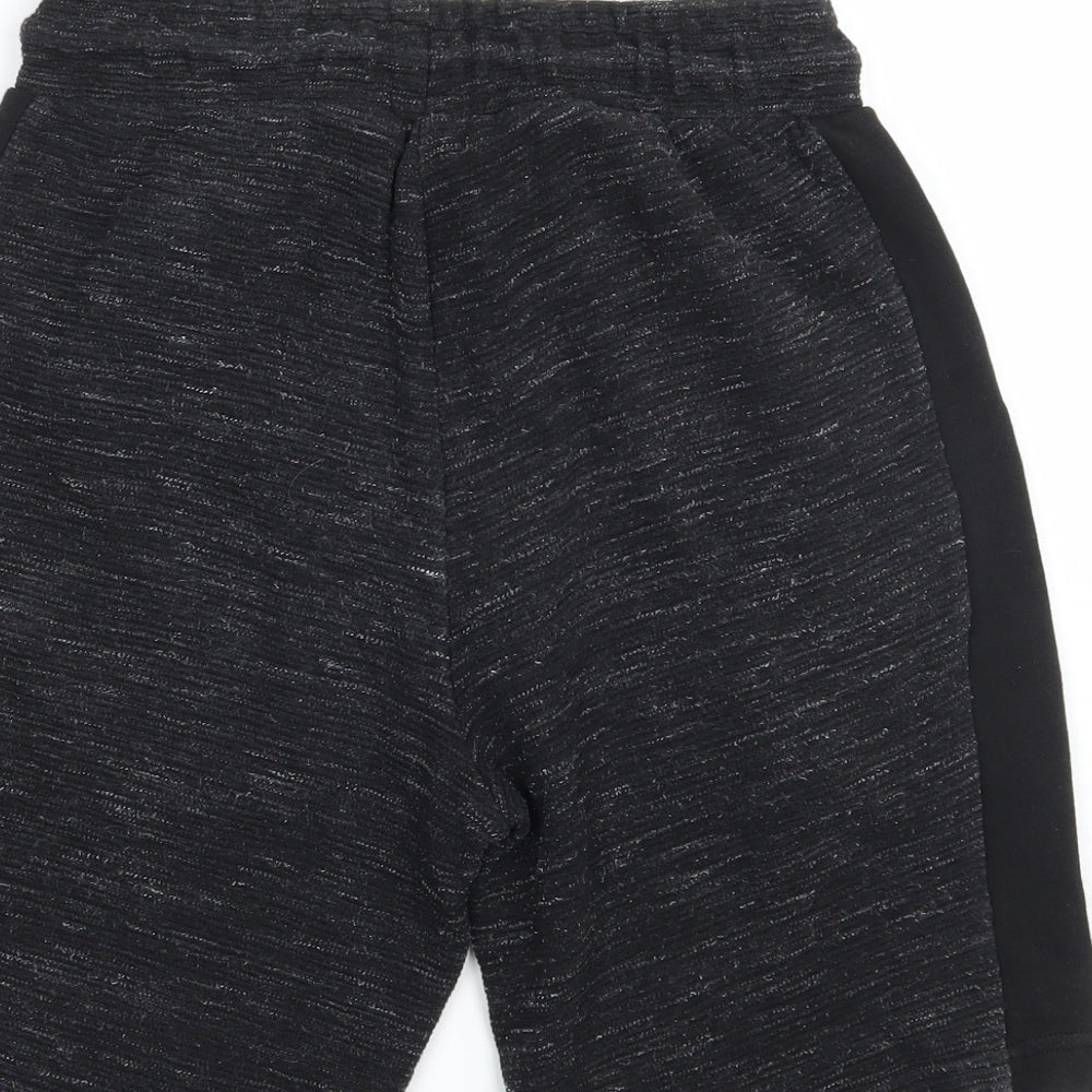 George Boys Black   Sweat Shorts Size 12 Years