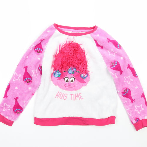George Girls White   Top Pyjama Top Size 7-8 Years
