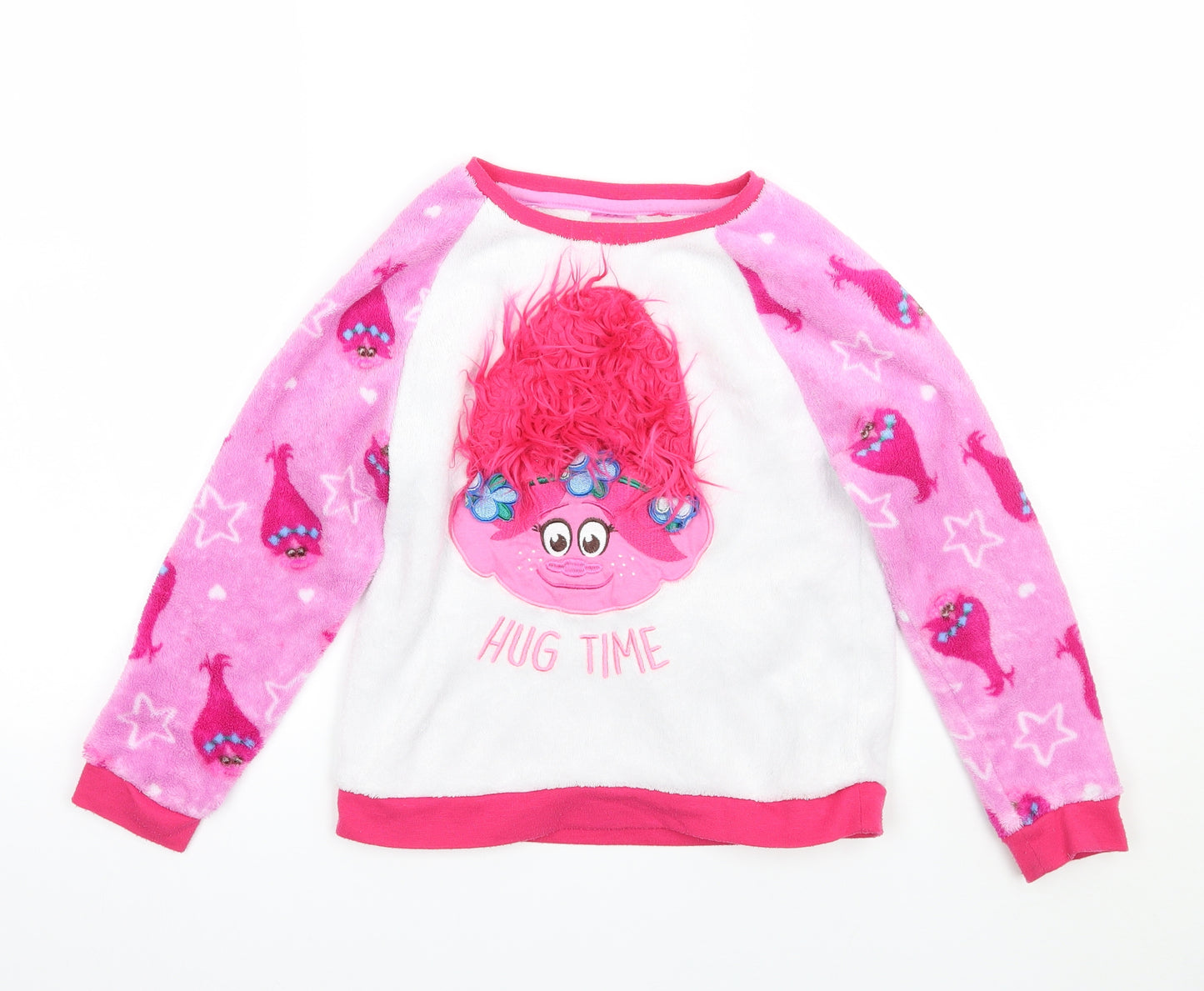 George Girls White   Top Pyjama Top Size 7-8 Years