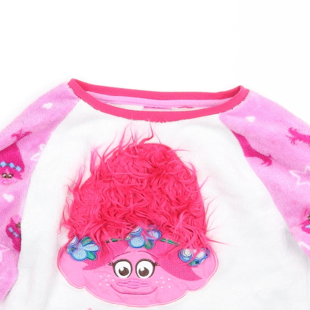 George Girls White   Top Pyjama Top Size 7-8 Years