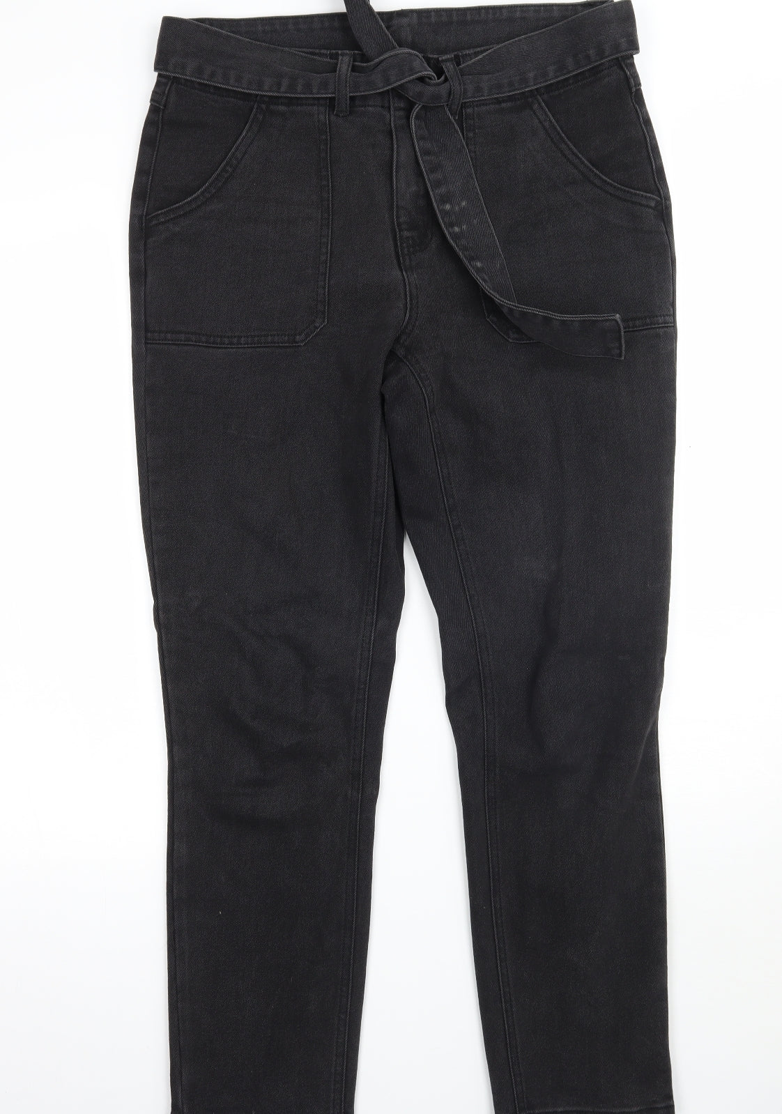 Preworn Womens Black   Straight Jeans Size 14 L28 in