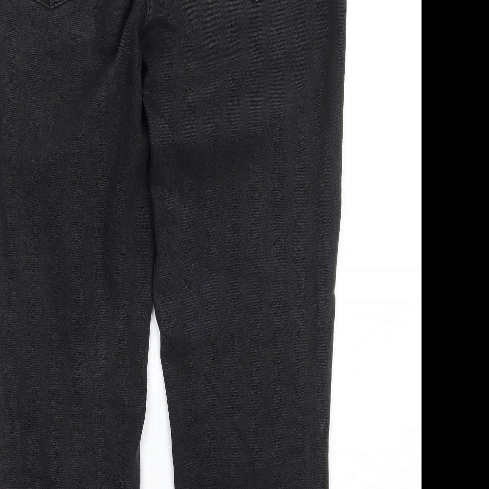 Preworn Womens Black   Straight Jeans Size 14 L28 in