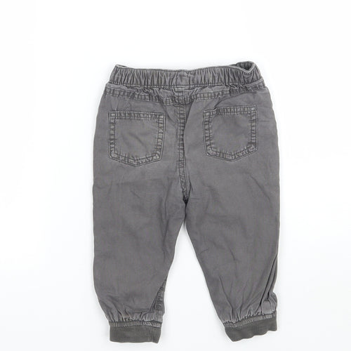 F&F Boys Grey   Capri Jeans Size 9-12 Months