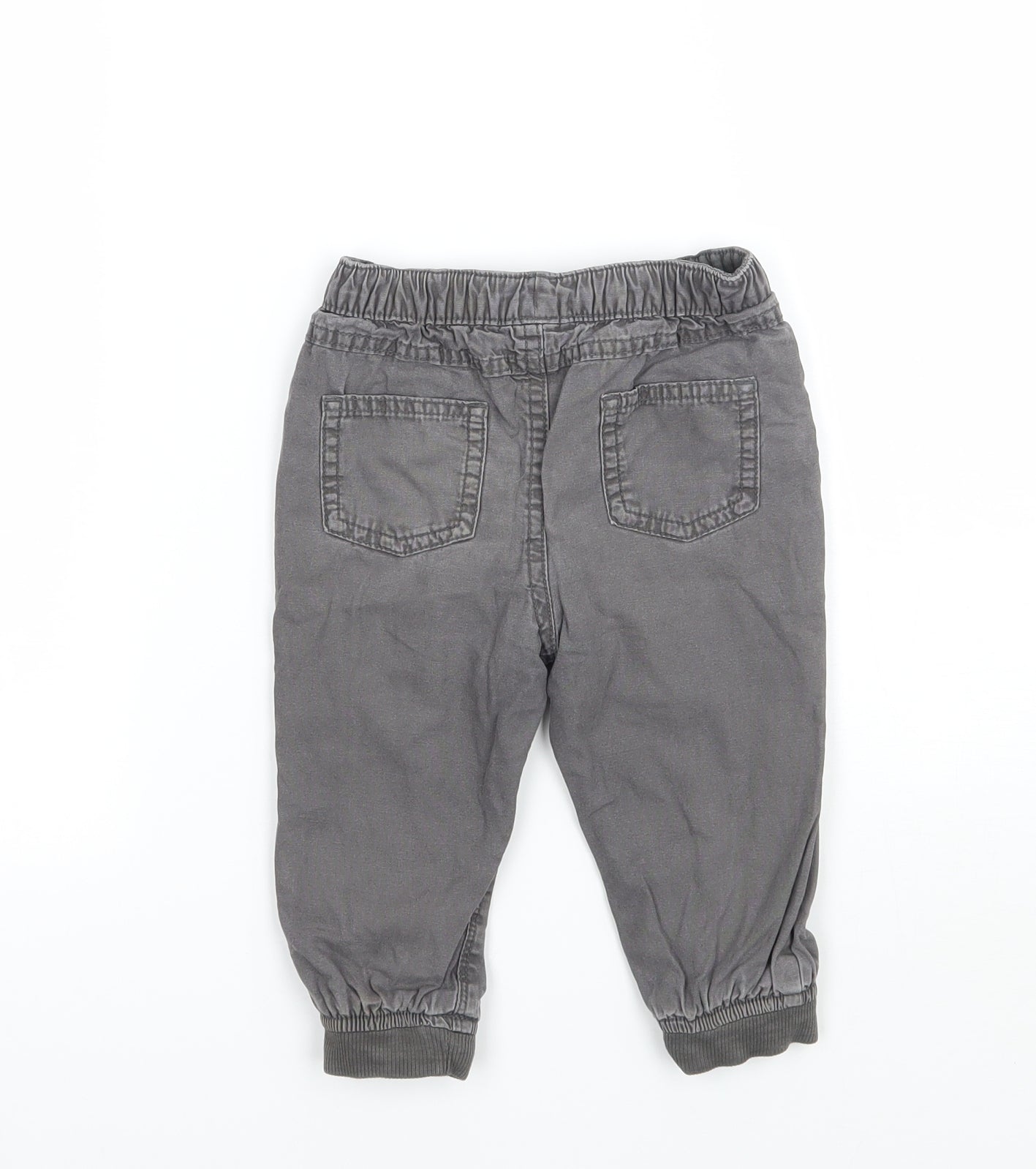 F&F Boys Grey   Capri Jeans Size 9-12 Months