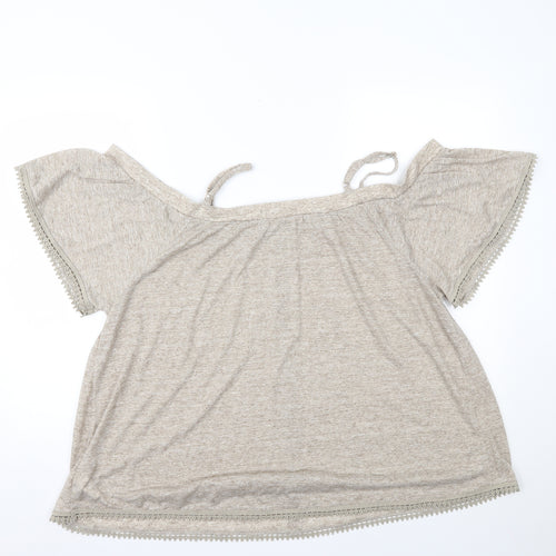 NEXT Womens Beige   Basic Blouse Size 22